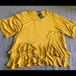 Women’s gold blouse